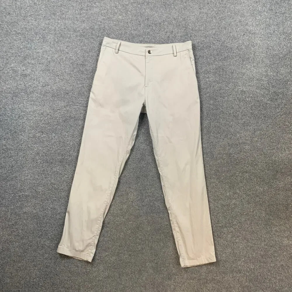 Birddogs Pants Mens 32 Shadow Cotton Blend Boxer-Brief Lined Stretch Golf Chino
